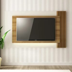 Painel até 65" PL 3003 Naturale/Off White – TECNO MÓBILI