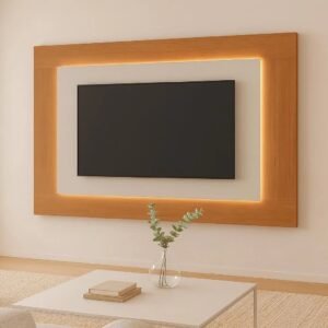 Painel até 65" Atenas Naturale/Off White - MAVAULAR