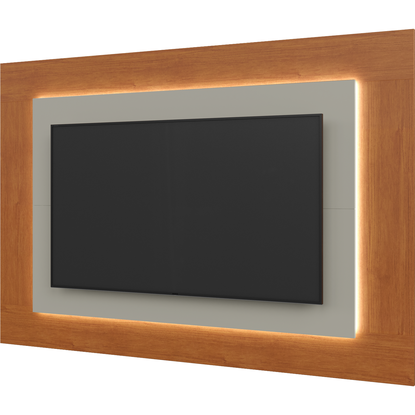 Painel até 65" Atenas Naturale/Off White - MAVAULAR - Imagem 3