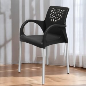 Poltrona Deluxe Preto - FORTE PLÁSTICO