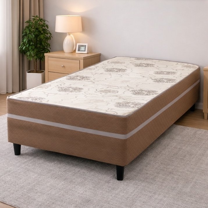 Cama Box Solteiro D28 Açucena - ECOTEC