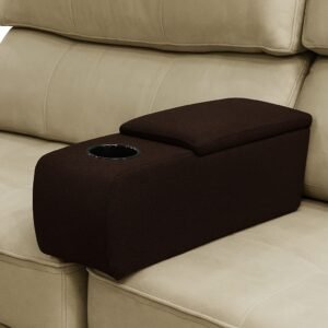 Lego Console Universal Para Sofa Corino Marrom Solar Moveis